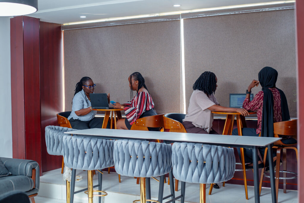 Workers at Maypas WOrkspace